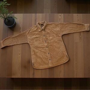 Matty M Ladies' Corduroy Button Down Shirt Jacket Size Medium